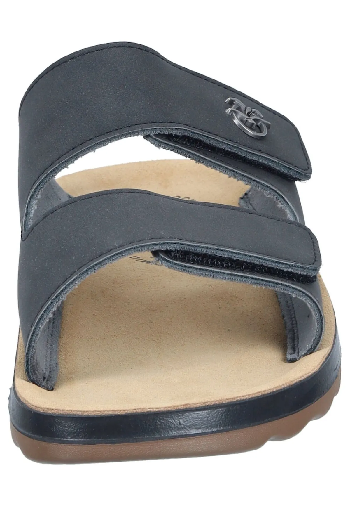 Herren Die moderne Hausfrau Pantoletten schwarz