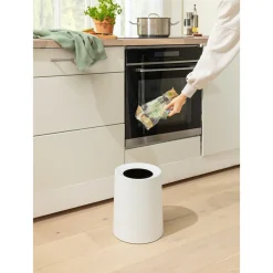 Die moderne Hausfrau Papierkorb „Oslo“, 8 l weiß