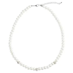 Damen Die moderne Hausfrau Perlen-Halskette