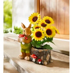 Die moderne Hausfrau Pflanztopf „Herbst-Hase“