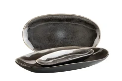 Die moderne Hausfrau Plattenset, Keramik Niara Organic 3 x Platte