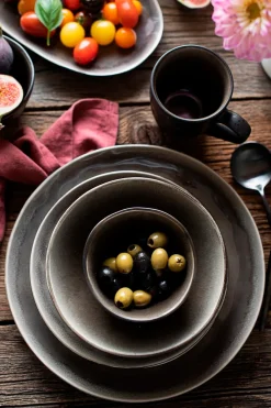 Die moderne Hausfrau Plattenset, Keramik Niara Organic 3 x Platte