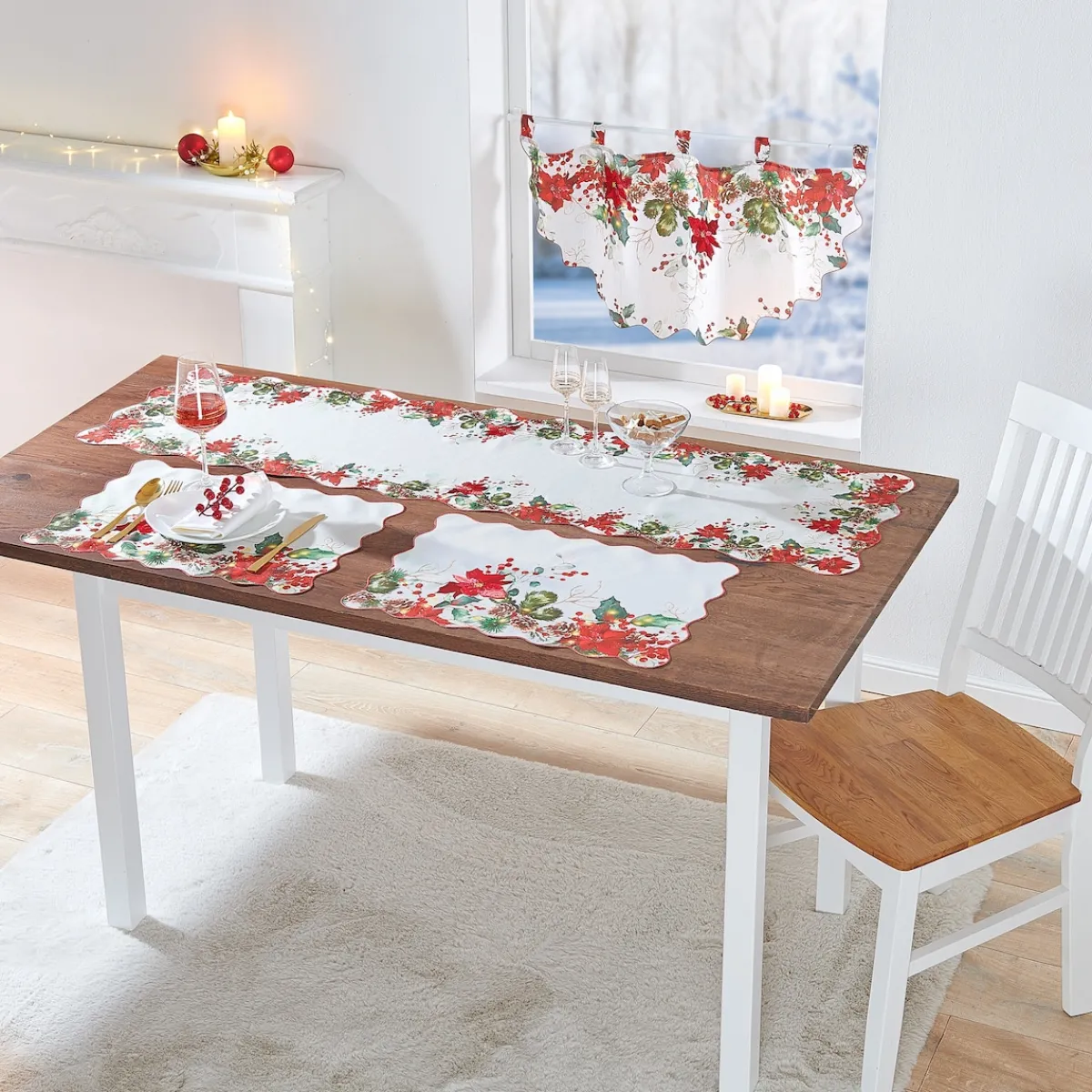 Die moderne Hausfrau Platzset „Weihnachtszauber“, 2 Stück