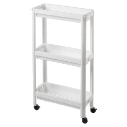 Die moderne Hausfrau Platzspar-Rollwagen „Variabel“ weiß