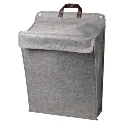 Die moderne Hausfrau Platzspar-Wäschesammler + Gratis 2 Klebehaken