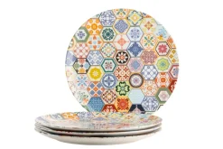 Die moderne Hausfrau Platzteller-Set, Keramik Amarante 4 x Platzteller