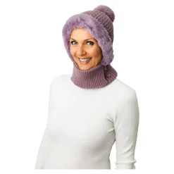 Damen Die moderne Hausfrau Polar-Schalmütze „Violetta“