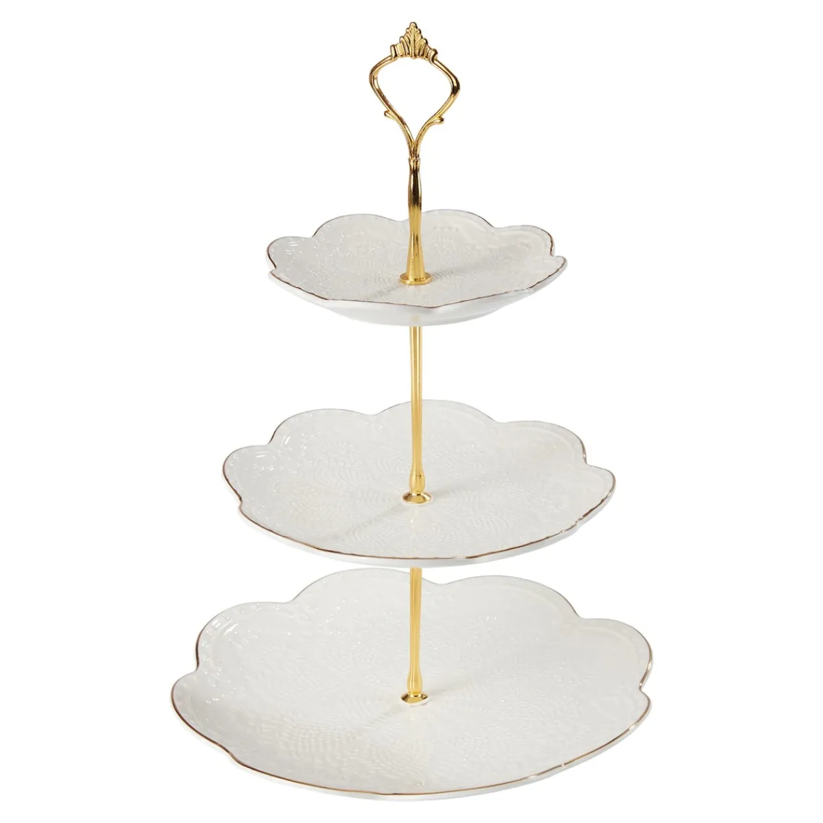 Die moderne Hausfrau Porzellan-Etagere, festlich