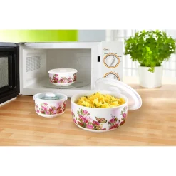 Die moderne Hausfrau Porzellan-Frischhaltedosen-Set 