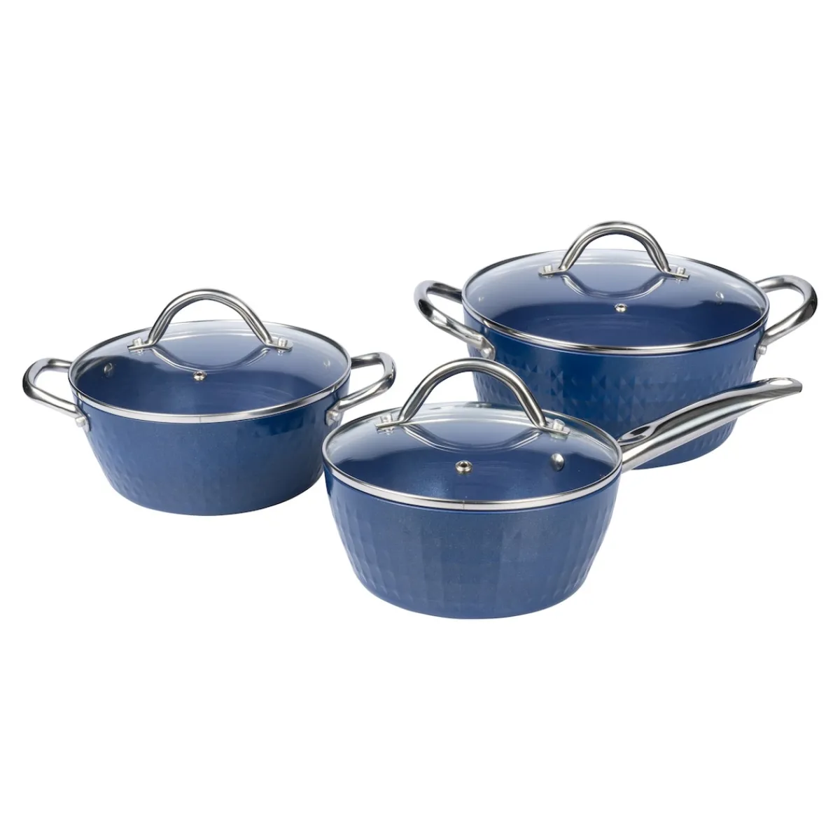 Die moderne Hausfrau Premium-Topf-Set „Diamant“, 6-teilig