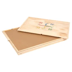 Die moderne Hausfrau Puzzletisch mit Spielbrett-Deckel + LED-Licht für 1000 Teile