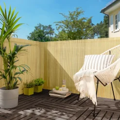 Die moderne Hausfrau PVC Sichtschutzmatte Bambus