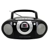 Die moderne Hausfrau Radio-Kassettenspieler mit CD schwarz