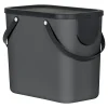 Die moderne Hausfrau Recycling Müllsystem "ALBULA", 25 l anthrazit