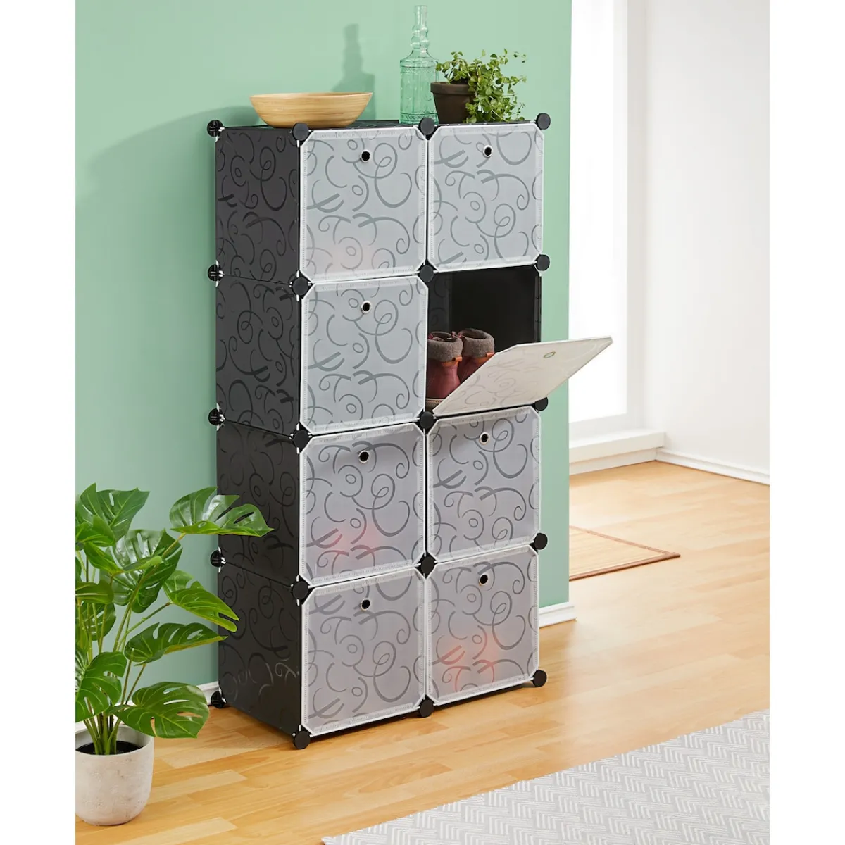 Die moderne Hausfrau Regalsystem "Trend", 4-teilig