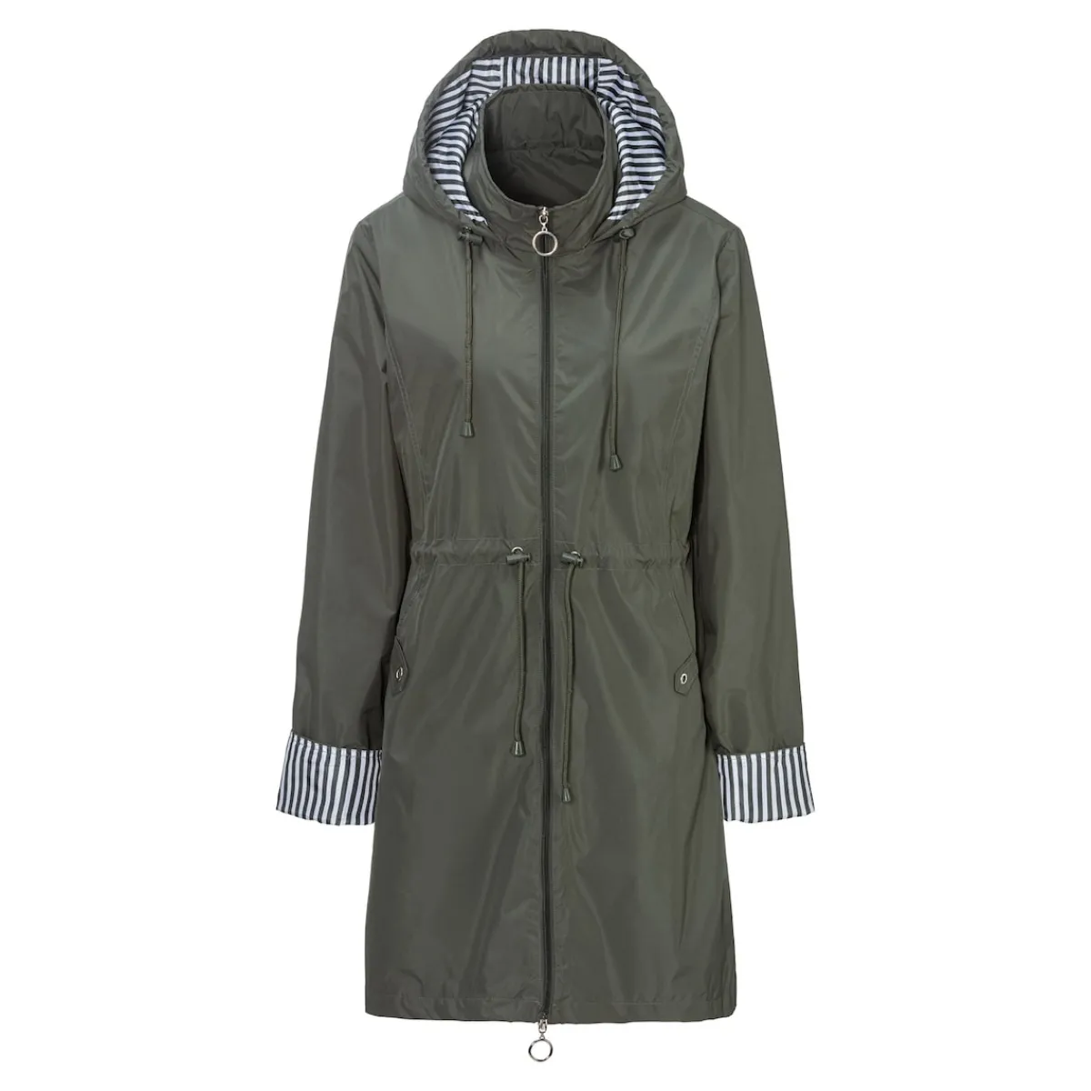 Damen Die moderne Hausfrau Regenjacke "Linda" khaki