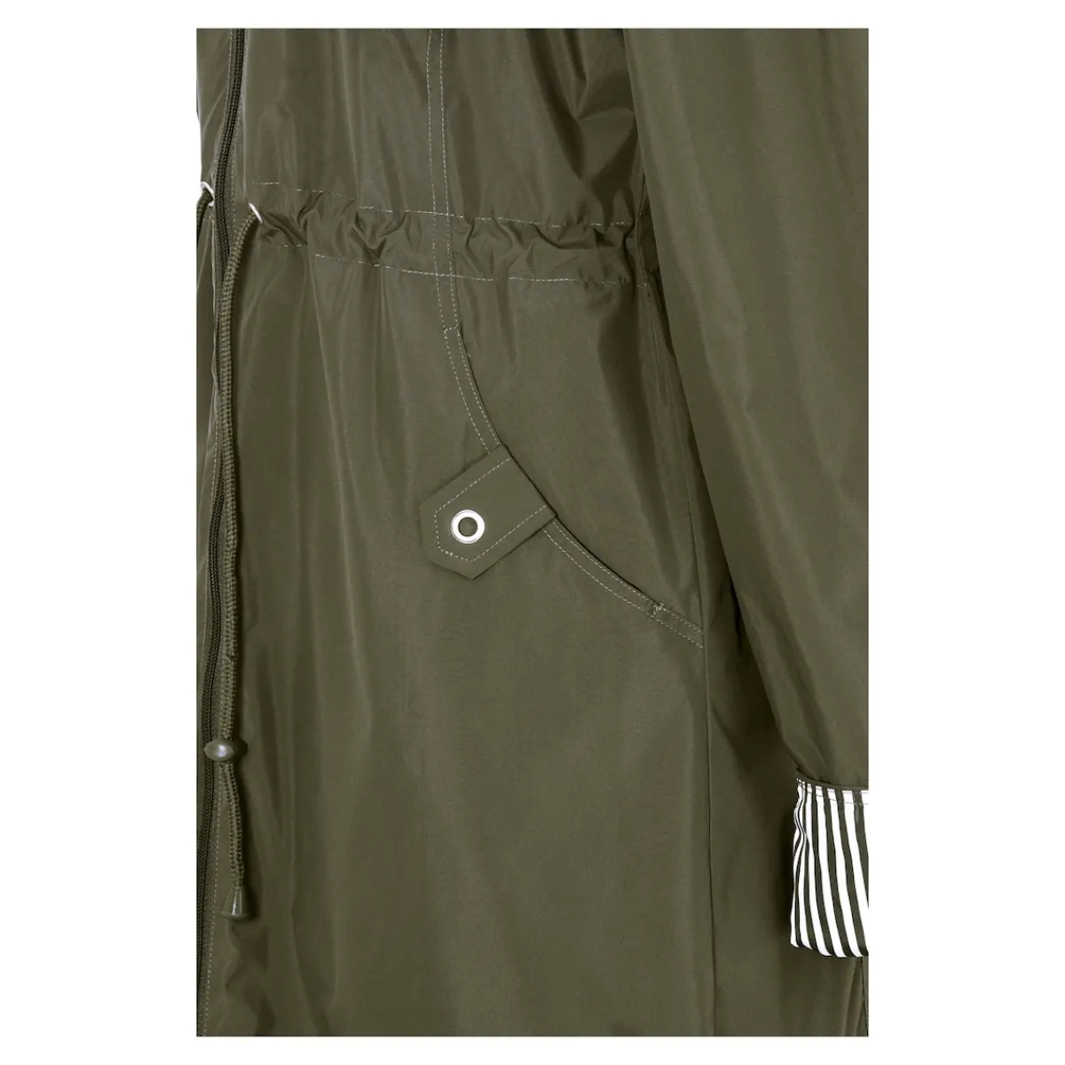 Damen Die moderne Hausfrau Regenjacke "Linda" khaki