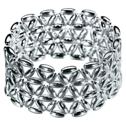 Damen Die moderne Hausfrau Ärmel-Raffer "Elegance", 2 Stück silber