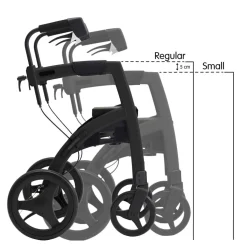 Die moderne Hausfrau Rollator & Rollstuhl Rollz Motion mit Sitz, faltbar Small