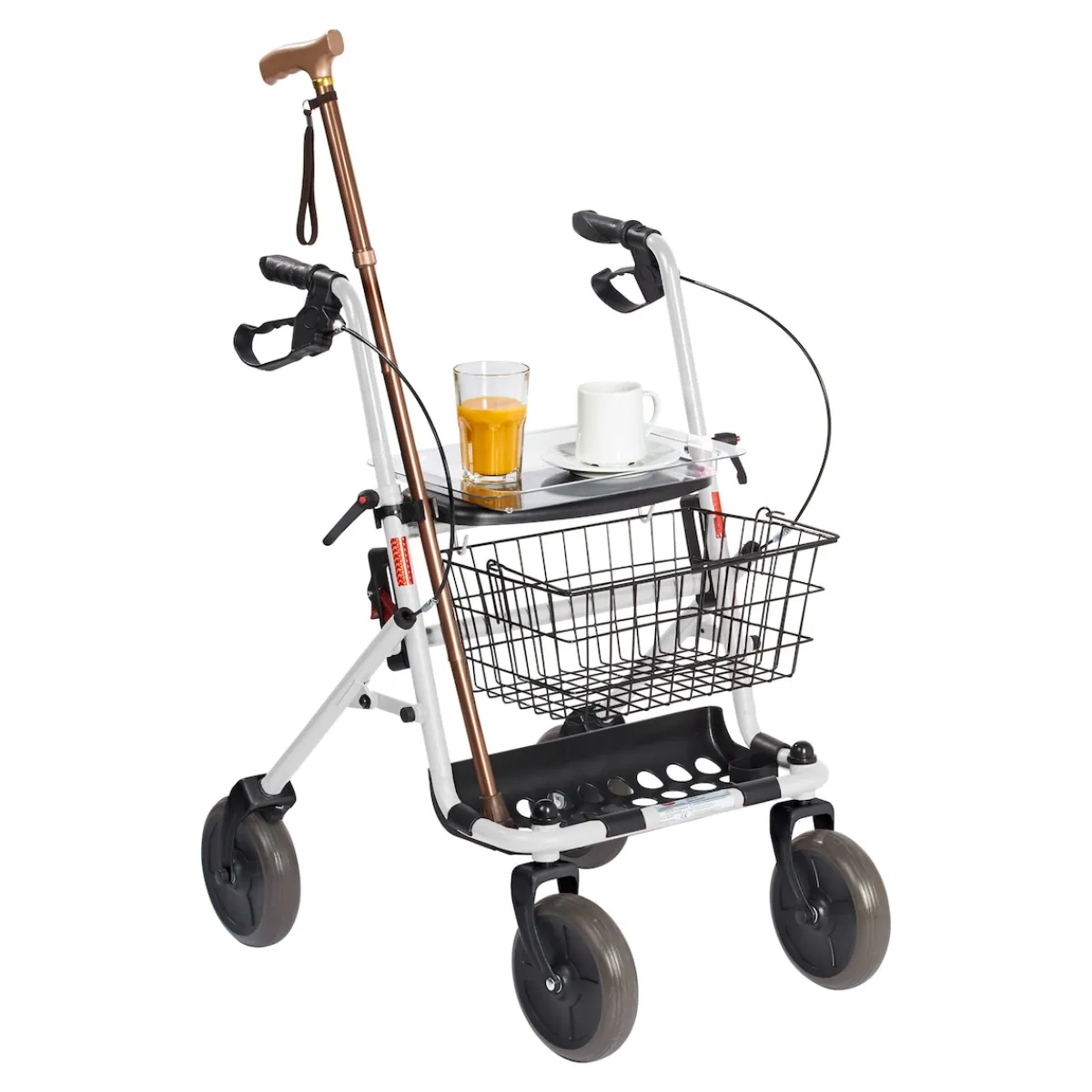 Die moderne Hausfrau Rollator Actimo Basic, mit Sitzfläche, klappbar