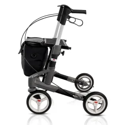 Die moderne Hausfrau Rollator Troja 5G S, faltbar, höhenverstellbar schwarz