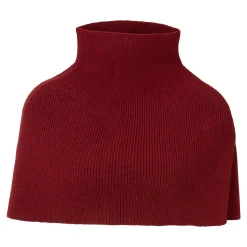 Damen Die moderne Hausfrau Rollkragen-Einsatz bordeaux