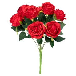 Die moderne Hausfrau Rosenstrauß rot