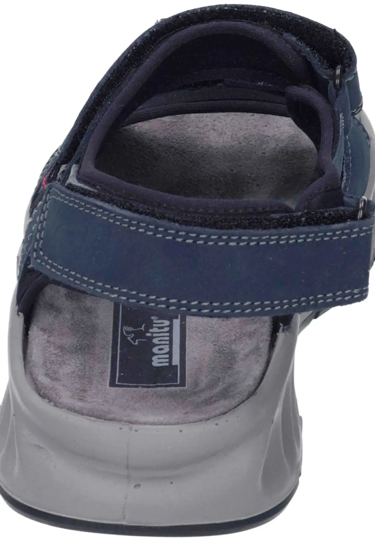 Herren Die moderne Hausfrau Sandaletten blau