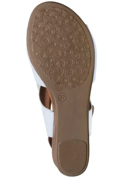 Damen Die moderne Hausfrau Sandaletten weiß