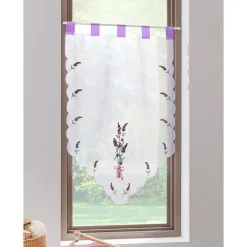 Die moderne Hausfrau Scheibengardine „Lavendel“