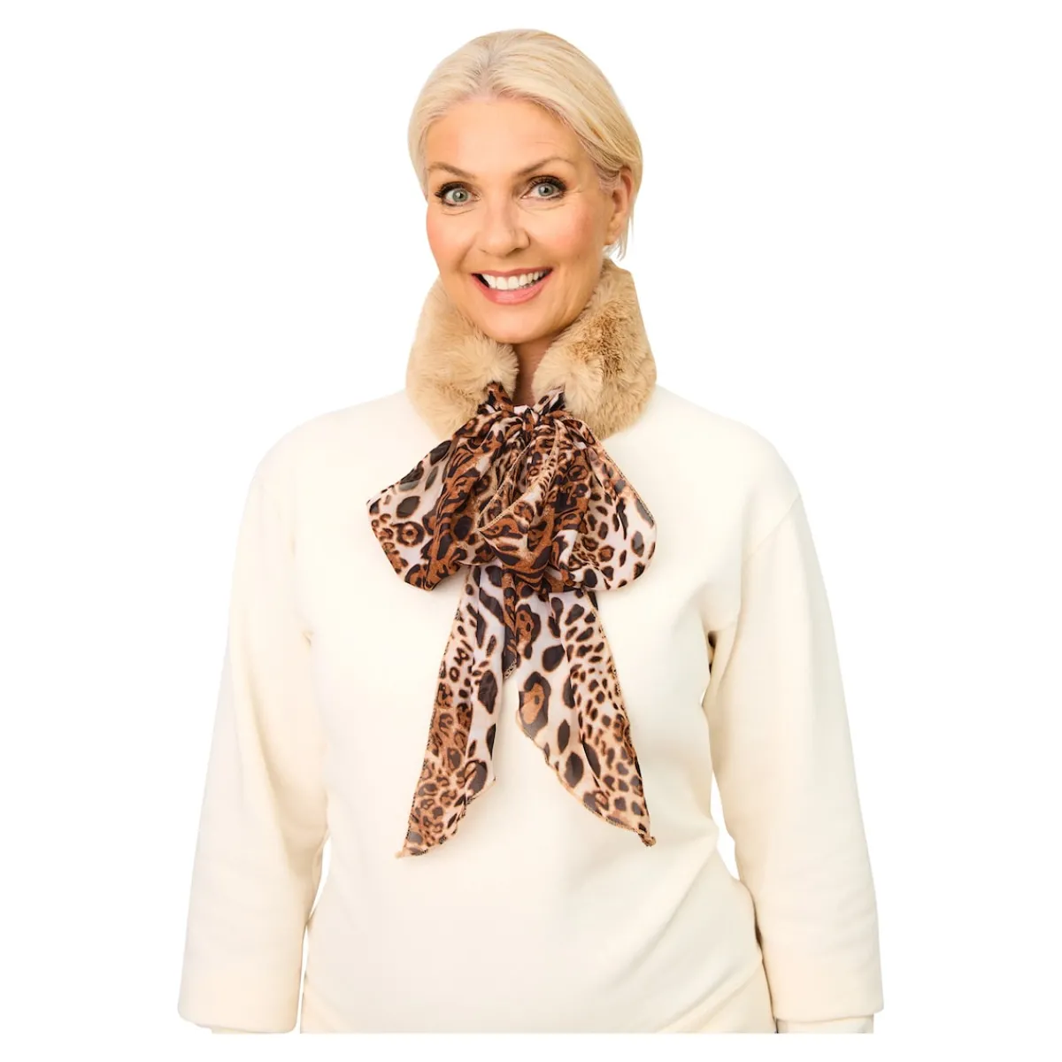 Damen Die moderne Hausfrau Schluppen-Schal „Anastasia“