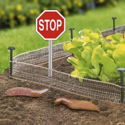 Die moderne Hausfrau Schneckenzaun aus Kupfer