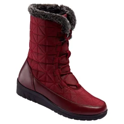 Damen Die moderne Hausfrau Schnee-Boot "Berta" bordeaux