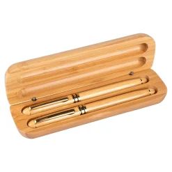 Die moderne Hausfrau Schreibset „Bambus“ mit Namen