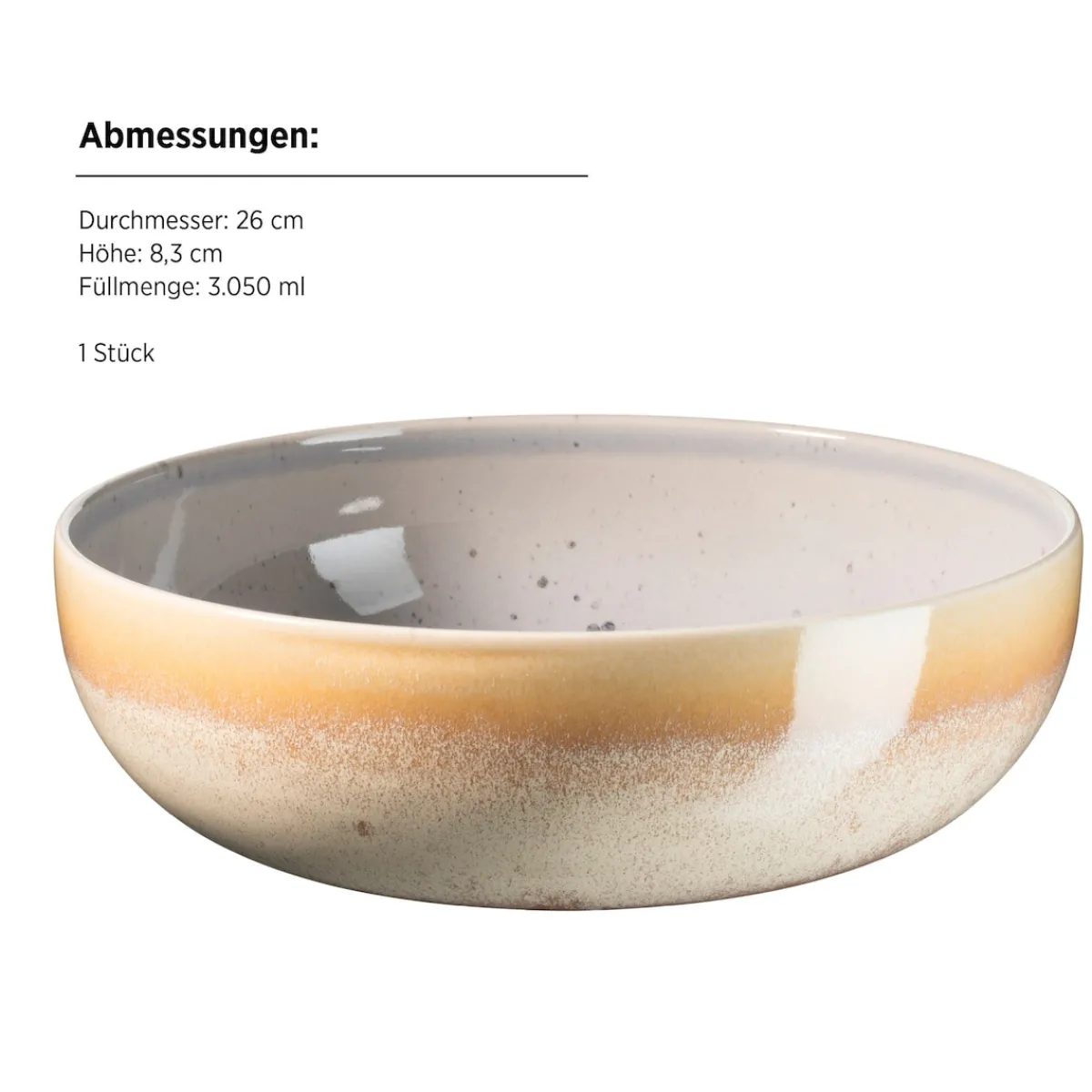 Die moderne Hausfrau Schüssel Set, Steinzeug Candy Flieder