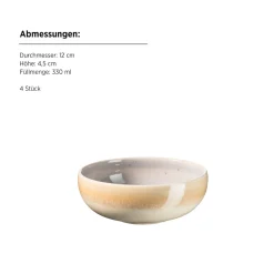 Die moderne Hausfrau Schüssel Set, Steinzeug Candy Flieder