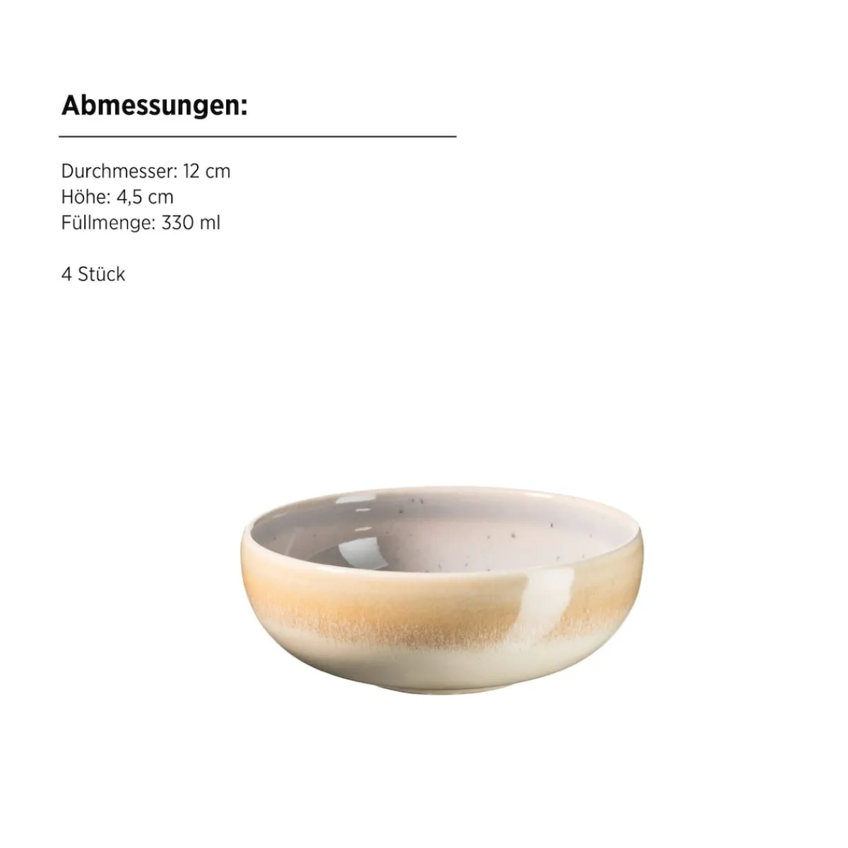 Die moderne Hausfrau Schüssel Set, Steinzeug Candy Flieder