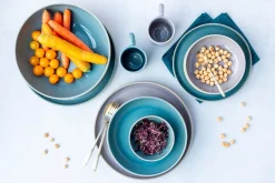 Die moderne Hausfrau Schüssel Set, Steinzeug Candy Flieder