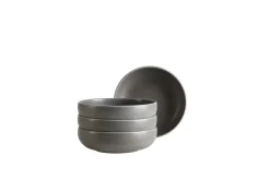 Die moderne Hausfrau Schüssel Set, Steinzeug Unico Grau
