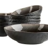 Die moderne Hausfrau Schüssel-Set, Keramik Niara Organic 9 x Schüssel