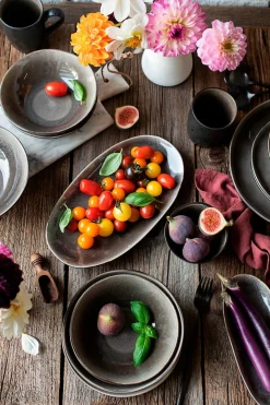 Die moderne Hausfrau Schüssel-Set, Keramik Niara Organic 9 x Schüssel