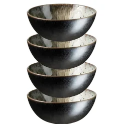 Die moderne Hausfrau Schüssel-Set, Steinzeug Carellia Grau