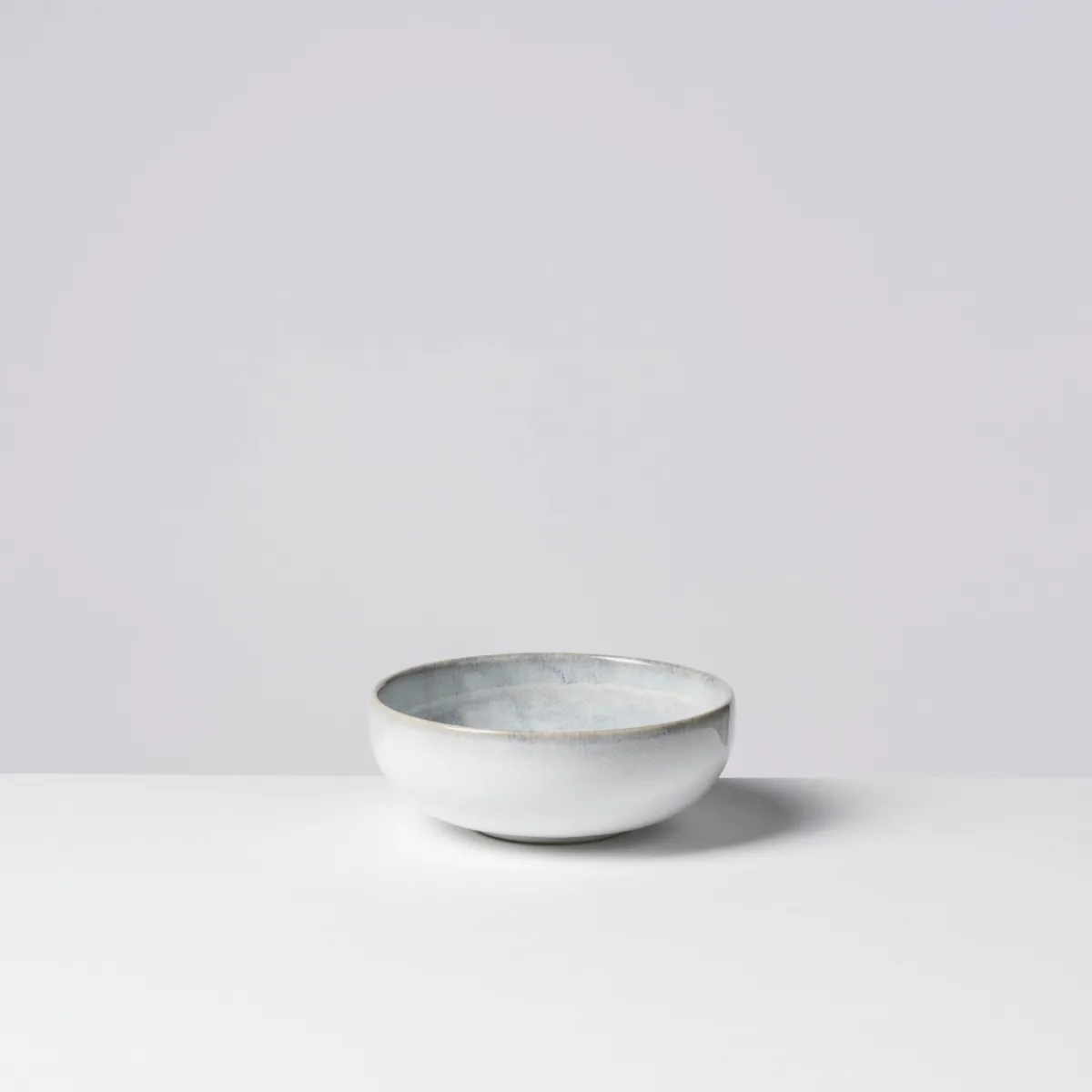 Die moderne Hausfrau Schüssel-Set, Steinzeug TIEFER SEE Grau / Weiß