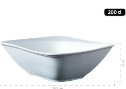 Die moderne Hausfrau Schüsselset-Set, Porzellan LA MUSICA