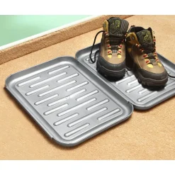 Die moderne Hausfrau Schuhabtropf-Ablage, 2 Stück