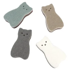 Die moderne Hausfrau Schwammset „Kitty“, 4 Stück