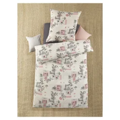 Die moderne Hausfrau Seersucker Bettwäsche Exklusiv, 2-teilig, 135x200 cm Patrice