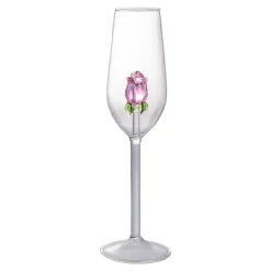Die moderne Hausfrau Sektglas „Rose“