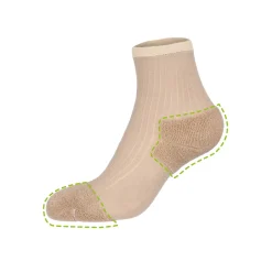 Die moderne Hausfrau Sensitiv-Socken 2 Paar beige