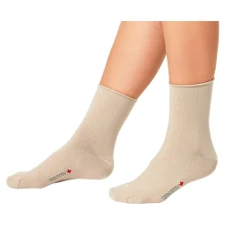 Die moderne Hausfrau Sensitiv-Socken beige